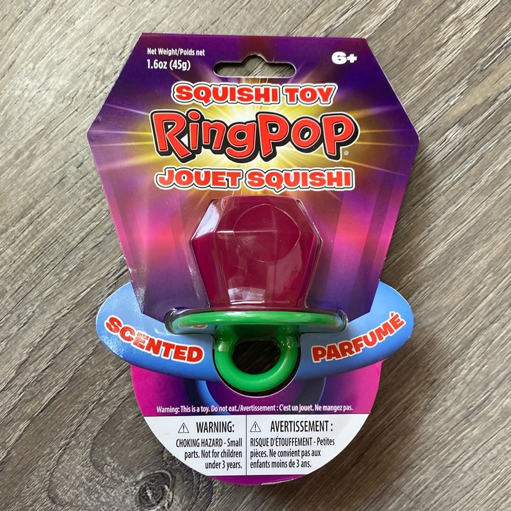 BAZOOKA RingPop SQUISHI Toy Scented